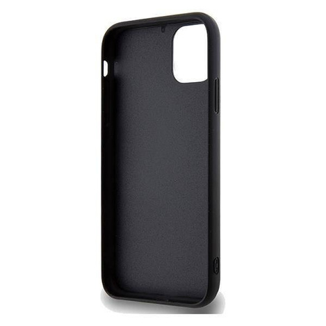 Guess nakładka do iPhone 11 GUHCN61PMSDGSK HC PU DISCO SCRIPT METAL czarna