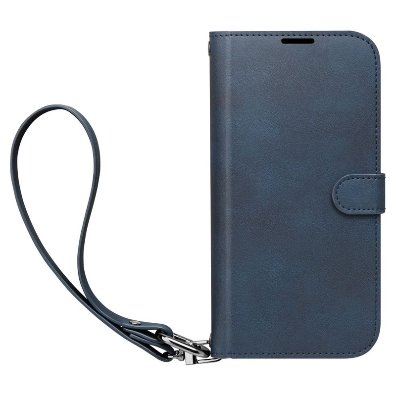Spigen Wallet S Pro case for iPhone 15 Pro - navy blue
