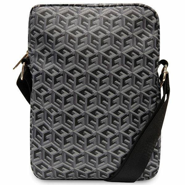 Guess Bag GUTB10HGCFSEK 10" schwarz/schwarze GCube Stripe Tablet-Tasche