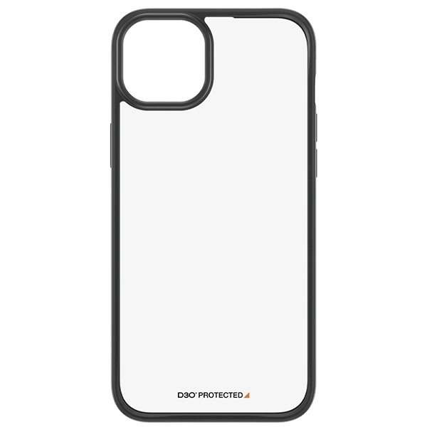 PanzerGlass ClearCase Case for iPhone 15 Plus / 14 Plus with Military Grade Certification - Clear & Black