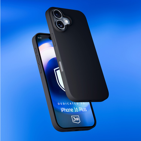 Apple iPhone 16 Plus - 3mk Hardy Silicone MagCase Graphite