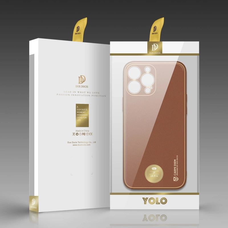 Dux Ducis Yolo Apple iPhone 14 Pro Brown