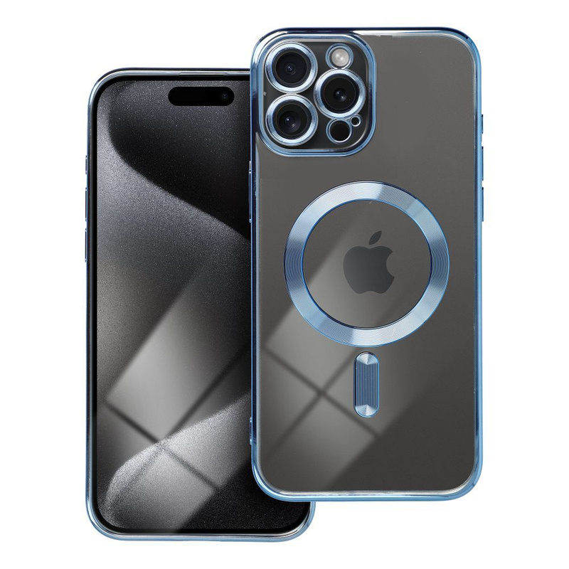 Futerał Electro Mag Cover kompatybilny z MagSafe do IPHONE 15 PRO MAX niebieski