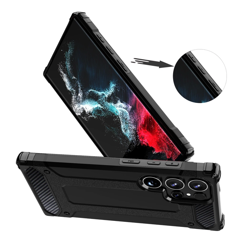 Hybrid Armor Samsung Galaxy S25 Ultra Black