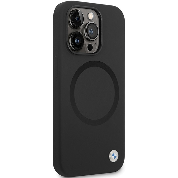 Original Case IPHONE 14 PRO MAX BMW Signature Liquid Silicone MagSafe (BMHMP14XSILBK2) black
