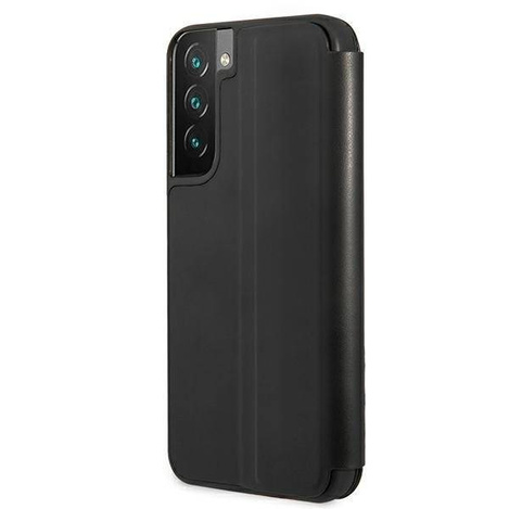 Case BMW BMBKS22SPUCARTCBK S22 S901 black / black bookcase M Collection Triangles