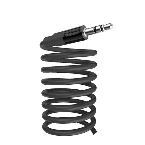 KABEL STEREO DENMEN JACK DO JACK 3,5 CALA CZARNY 2M DX02