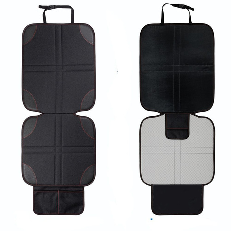 Mata ochronna na fotel samochodowy z organizerem czarna