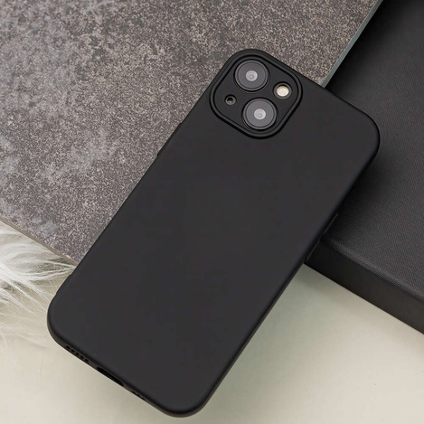 Etui do Samsung S23 FE czarne + Szkło na ekran + Szkło na aparat