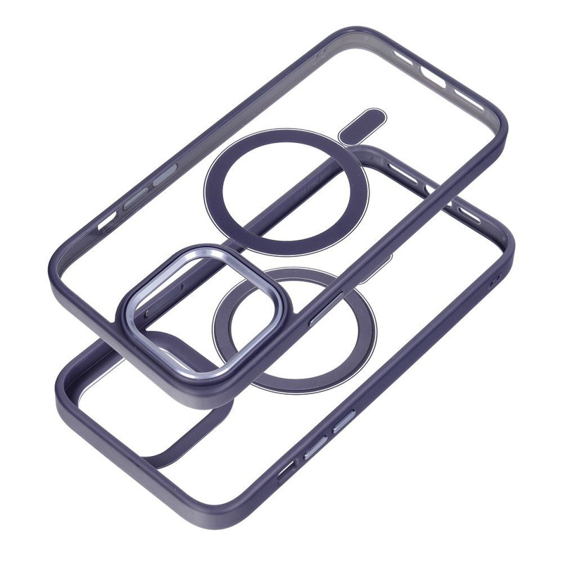 Futerał COLOR EDGE MAG COVER kompatybilny z MagSafe do IPHONE 16 fioletowy