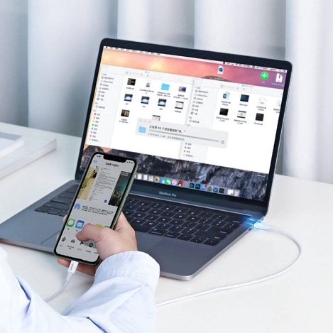 Ugreen kabel przewód MFi USB Typ C - Lightning 3A 1.5 m biały (US171)