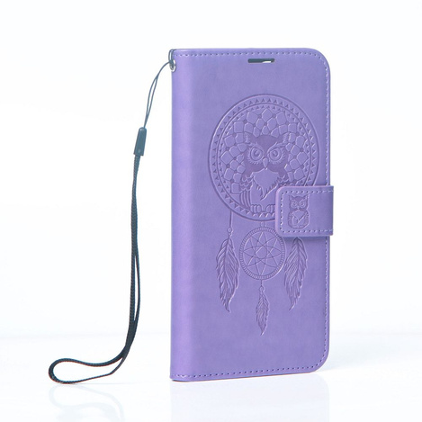 Kabura MEZZO Book do XIAOMI Redmi 9C / 9C NFC łapacz snów fioletowy