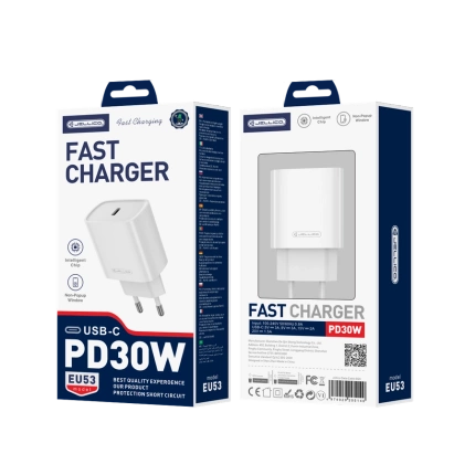 JELLICO wall charger EU53 PD 30W 1xUSB-C White