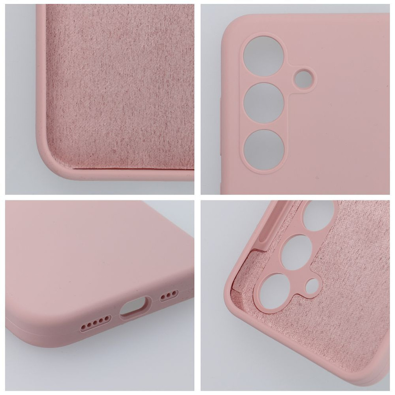 Futerał SILICONE 2mm do SAMSUNG A25 5G pudrowy róż