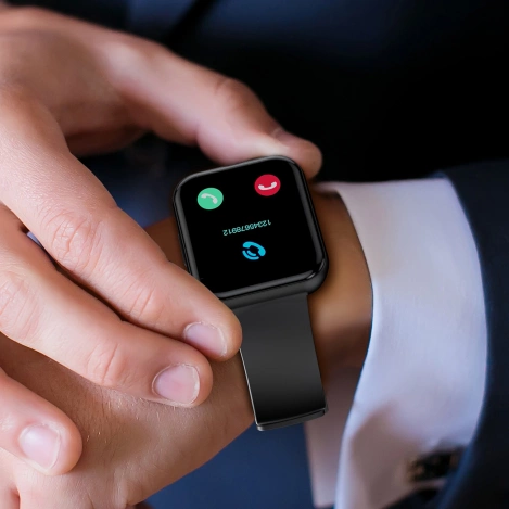 Choetech WT001 Smartwatch mit IP67-Anrufannahmefunktion – Schwarz
