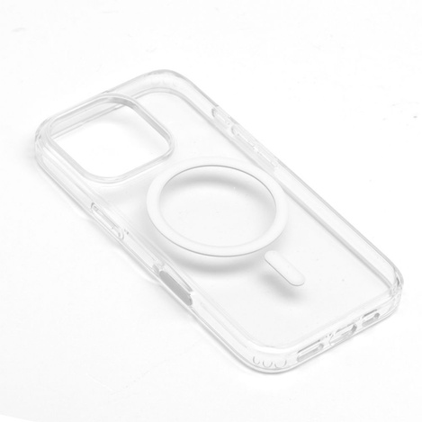 Futerał nieżółknący Clear Elite Mag Cover kompatybilny z MagSafe i Camera Control button pasuje do IPHONE 16 transparent