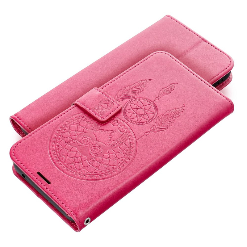 Kabura MEZZO Book do IPHONE 16 łapacz snów magenta