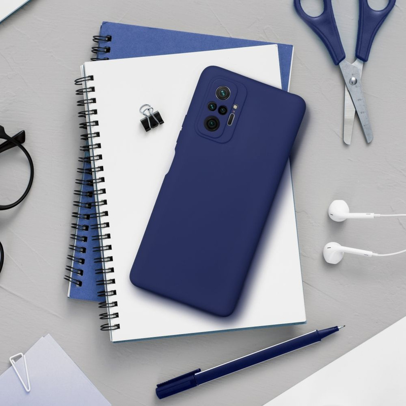 Futerał SOFT do XIAOMI Redmi Note 13 4G ciemny niebieski