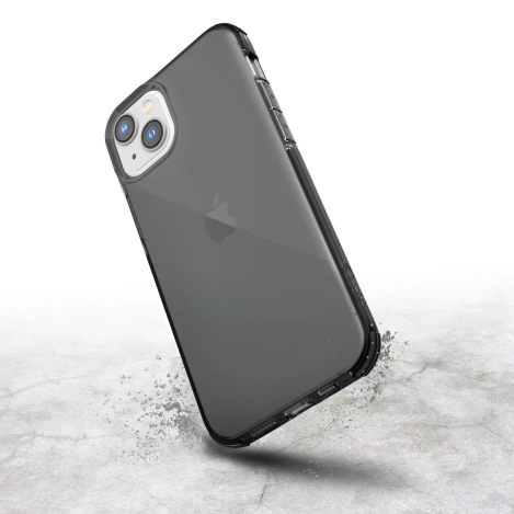 Raptic X-Doria Clear Case iPhone 14 Plus gepanzerte Hülle grau
