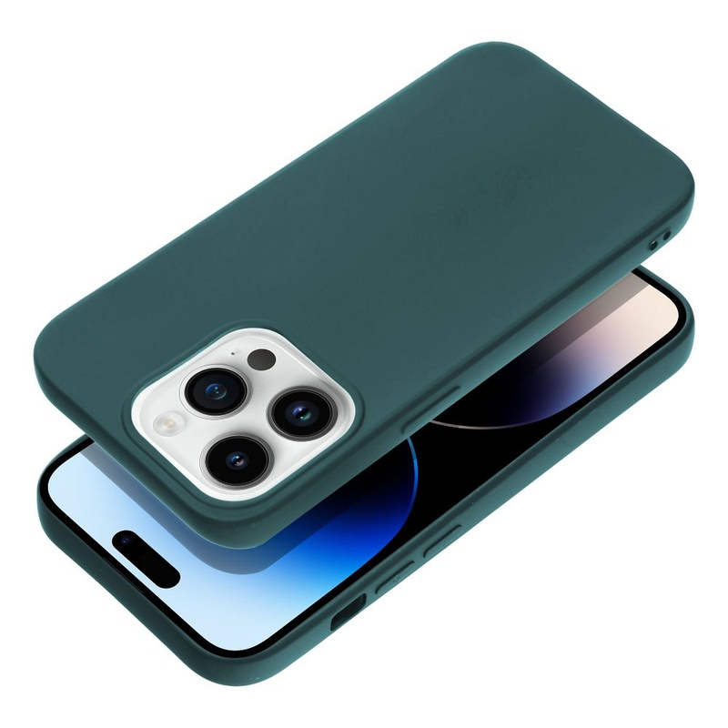 Futerał MATT do IPHONE 14 Pro ciemnozielony