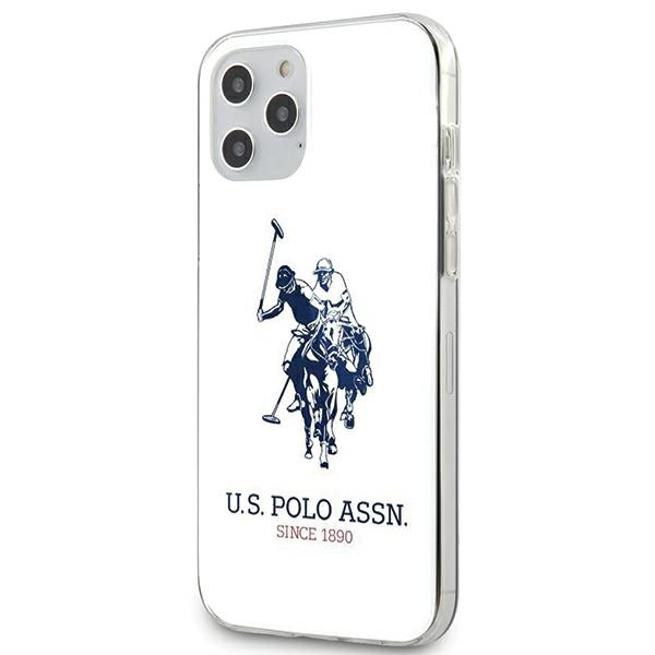 US Polo USHCP12MTPUHRWH iPhone 12 Pro / iPhone 12 biały/white Shiny Big Logo