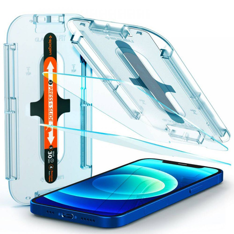 Szkło Hartowane Spigen Glass.Tr ”Ez Fit” 2-Pack Iphone 12 Pro / Iphone 12
