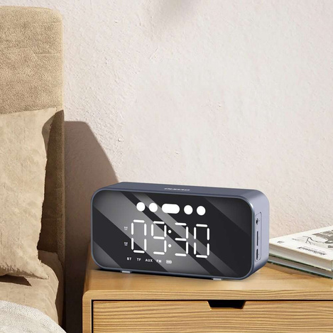 Dudao Y17 Bluetooth-Uhr/Lautsprecher – Silber