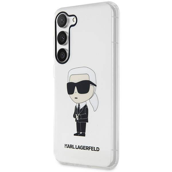 Karl Lagerfeld KLHCS23MHNIKTCT S23+ S916 transparenter Hartschalenkoffer Ikonik Karl Lagerfeld