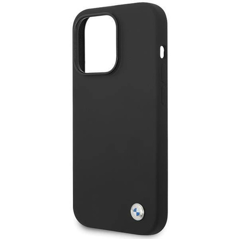 BMW Silicone Metal Logo - Etui iPhone 15 Pro Max (czarny)