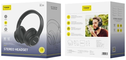 FONENG Wireless Kopfhörer BL50 schwarz