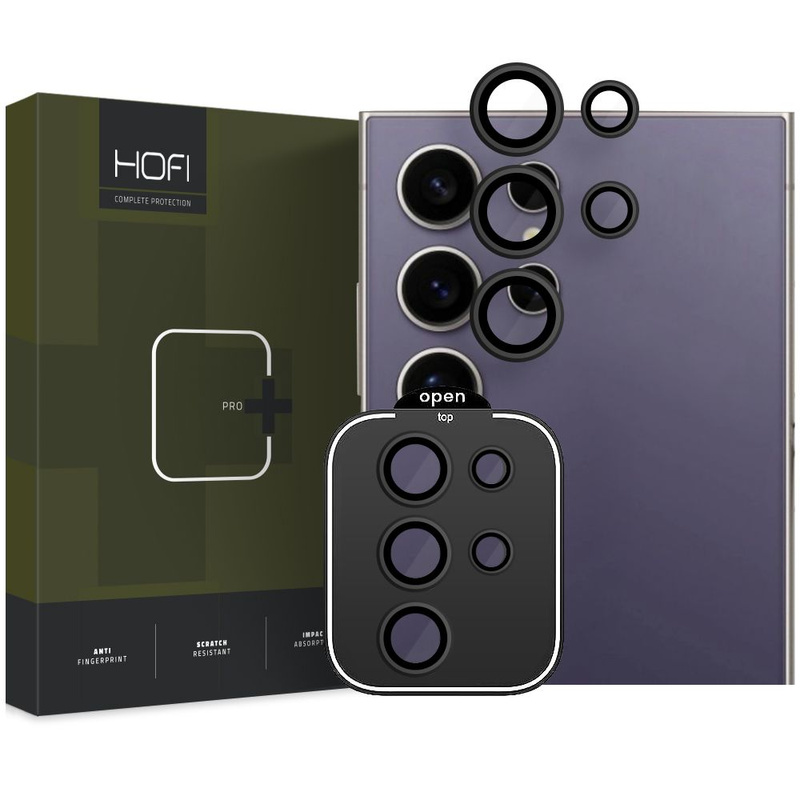Osłona Aparatu SAMSUNG GALAXY S24 ULTRA HOFI CamRing Pro+ czarne