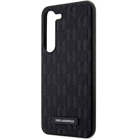 Oryginalne Etui KARL LAGERFELD hardcase Saffiano Mono Metal Logo KLHCS24SSAKLHPK do Samsung Galaxy S24 czarny