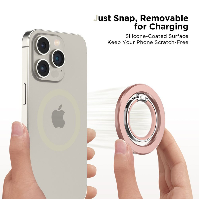 TECH-PROTECT MMR300 MAGSAFE PHONE RING ROSE GOLD