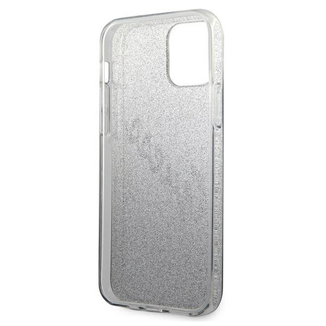 Oryginalne Etui IPHONE 12 PRO MAX 6,7" Guess Hardcase Glitter Gradient Script GUHCP12LPCUGLSBK czarne