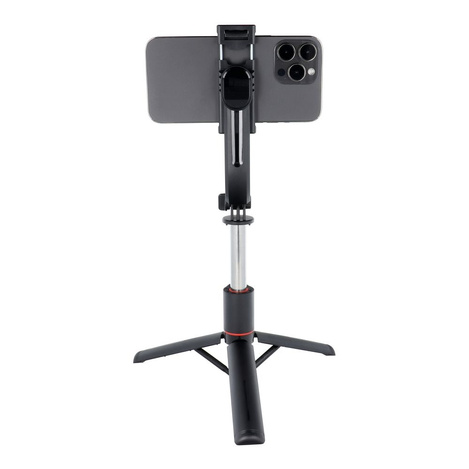 Zestaw / uchwyt selfie z pilotem na bluetooth tripod czarny SSTR-13