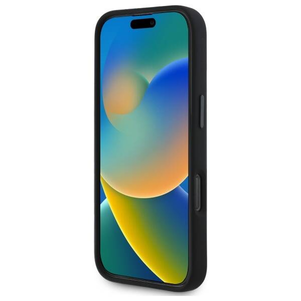 Original Case IPHONE 16 PRO MAX BMW Hardcase Silicone Random Lines MagSafe (BMHMP16X23SSPK) black