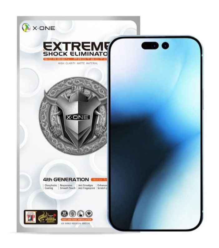 Szkło hartowane X-ONE Extreme Shock Eliminator 4th gen. - do iPhone 15 Pro Max