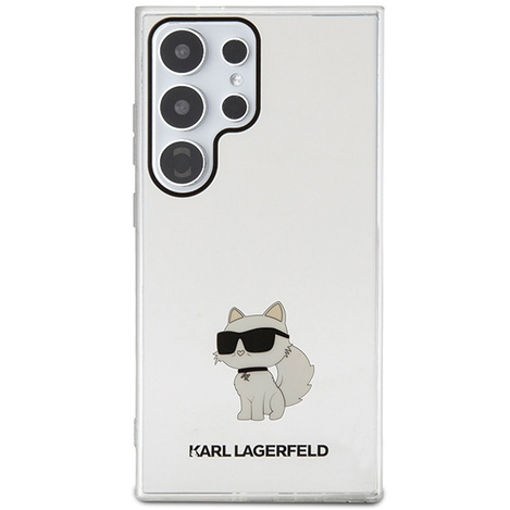Oryginalne Etui KARL LAGERFELD hardcase IML Choupette KLHCS24LHNCHTCT do Samsung Galaxy S24 Ultra przezroczysty