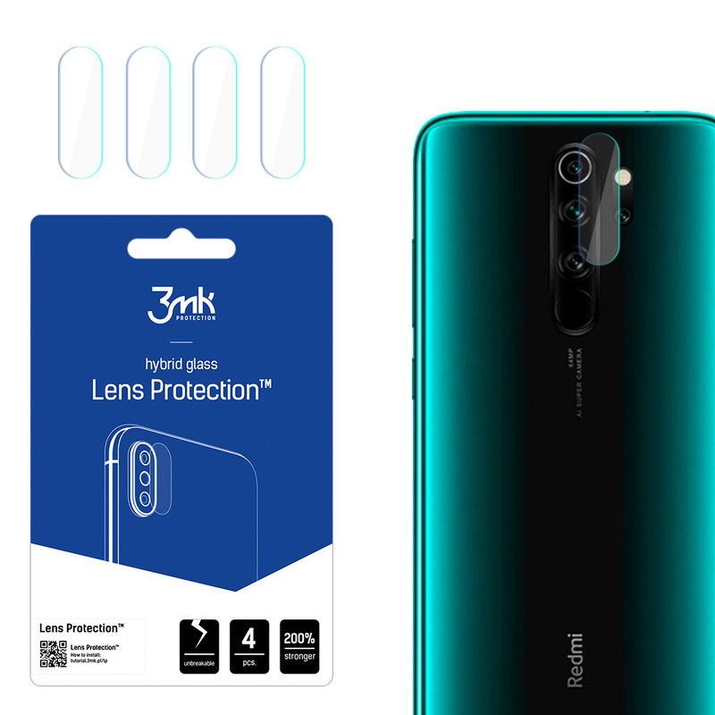 Szkło na aparat obiektyw 3MK Flexible Glass Lens XIAOMI REDMI NOTE 8 PRO