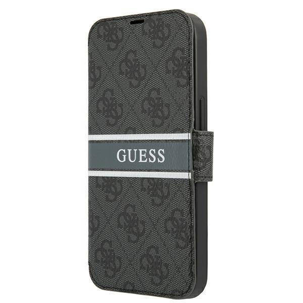 Guess GUBKP13S4GDGR iPhone 13 mini 5,4 &quot;gray / gray book 4G Stripe