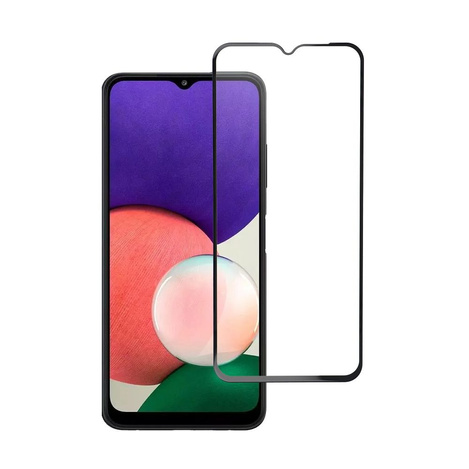 Szkło hartowane Blue Star 5D - do Samsung A22 5G (full glue/case friendly) - czarny