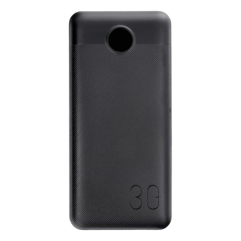 Bateria zewnętrzna (Powerbank) VEGER L30 - 30 000mAh LCD Quick Charge PD 20W czarny (W3008PD )