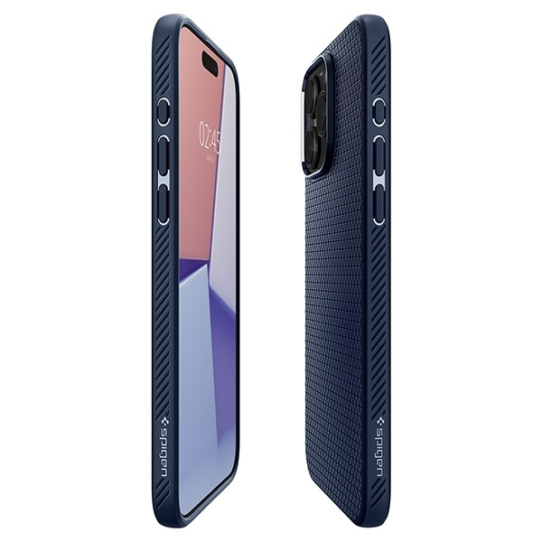 Spigen LIQUID AIR IPHONE 15 PRO MAX MARINEBLAU