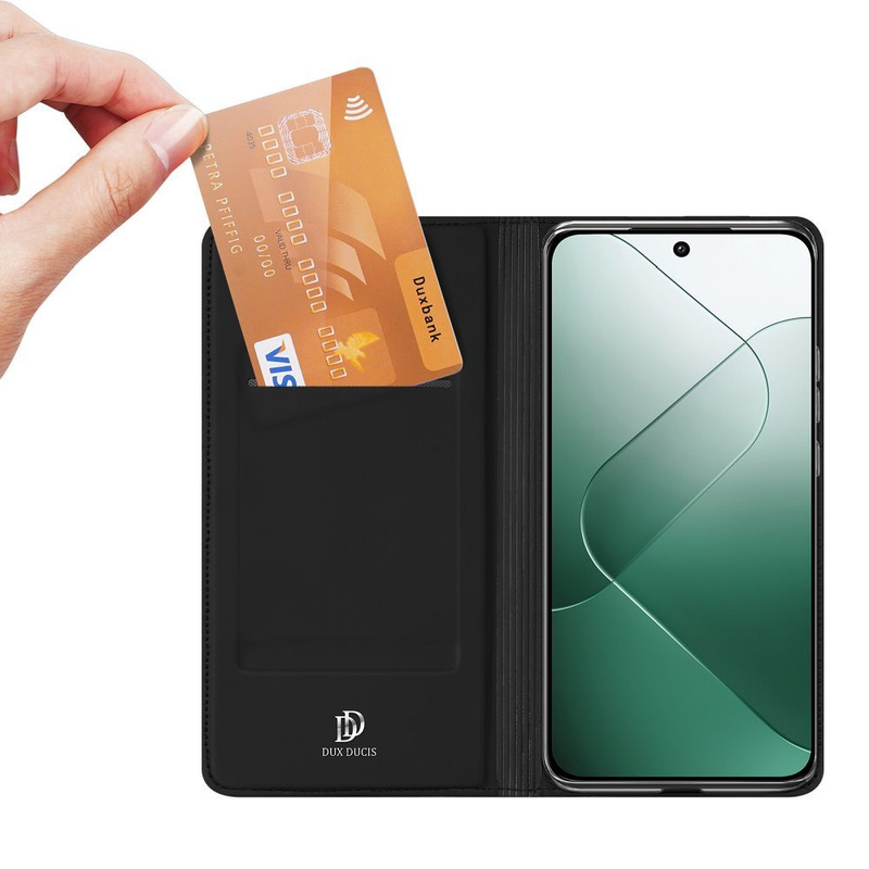 DUX DUCIS Skin Pro - futerał z klapką do Xiaomi 14 czarny