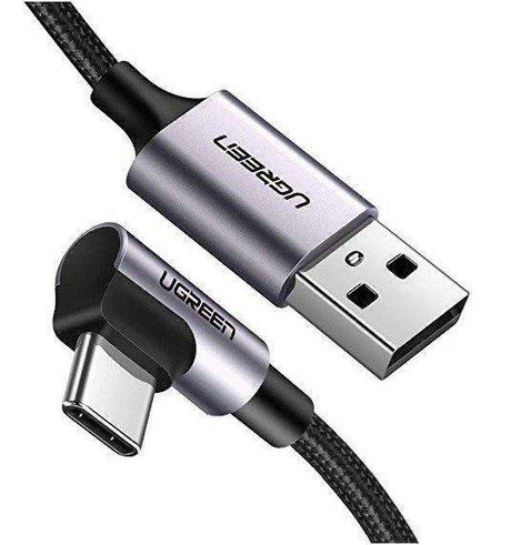 Angular USB-C cable UGREEN US284, 3A , 3m (black)
