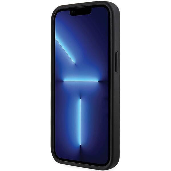 Original Handyhülle IPHONE 13 / 14 / 15 Guess Hardcase IML 4G MagSafe (GUHMP15SHGCFSEK) schwarz