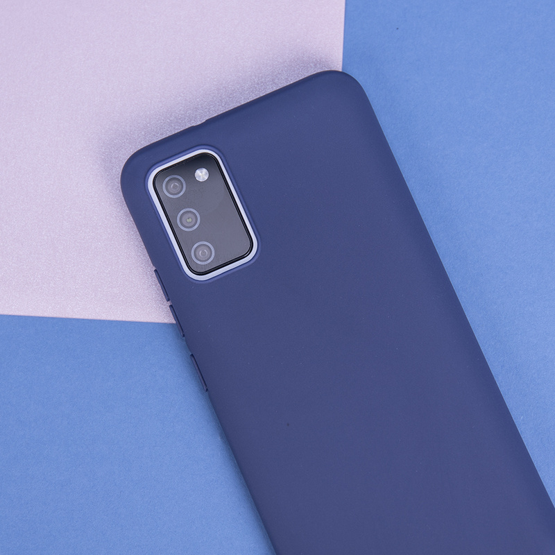 Nakładka Matt TPU do Motorola Moto G34 5G ciemnoniebieska