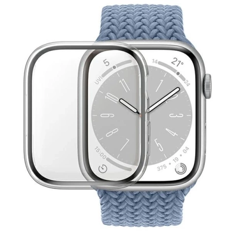 PanzerGlass Ganzkörpergehäuse für Apple Watch 7 41 mm – transparent