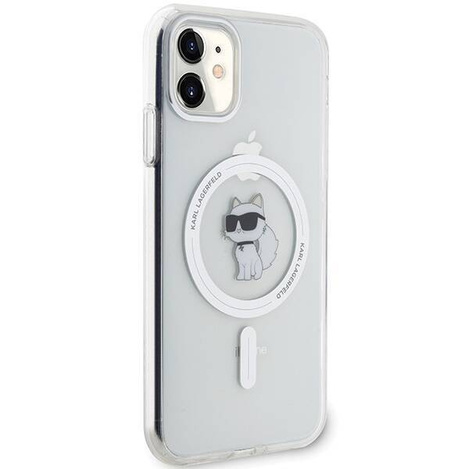Karl Lagerfeld KLHMN61HFCCNOT iPhone 11 /Xr przezroczysty/transparent hardcase IML Choupette MagSafe