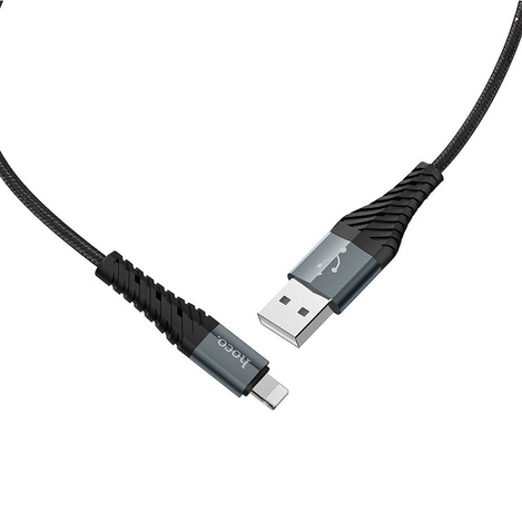 HOCO kabel USB do iPhone Lightning 8-pin COOL X38 1 metr czarny